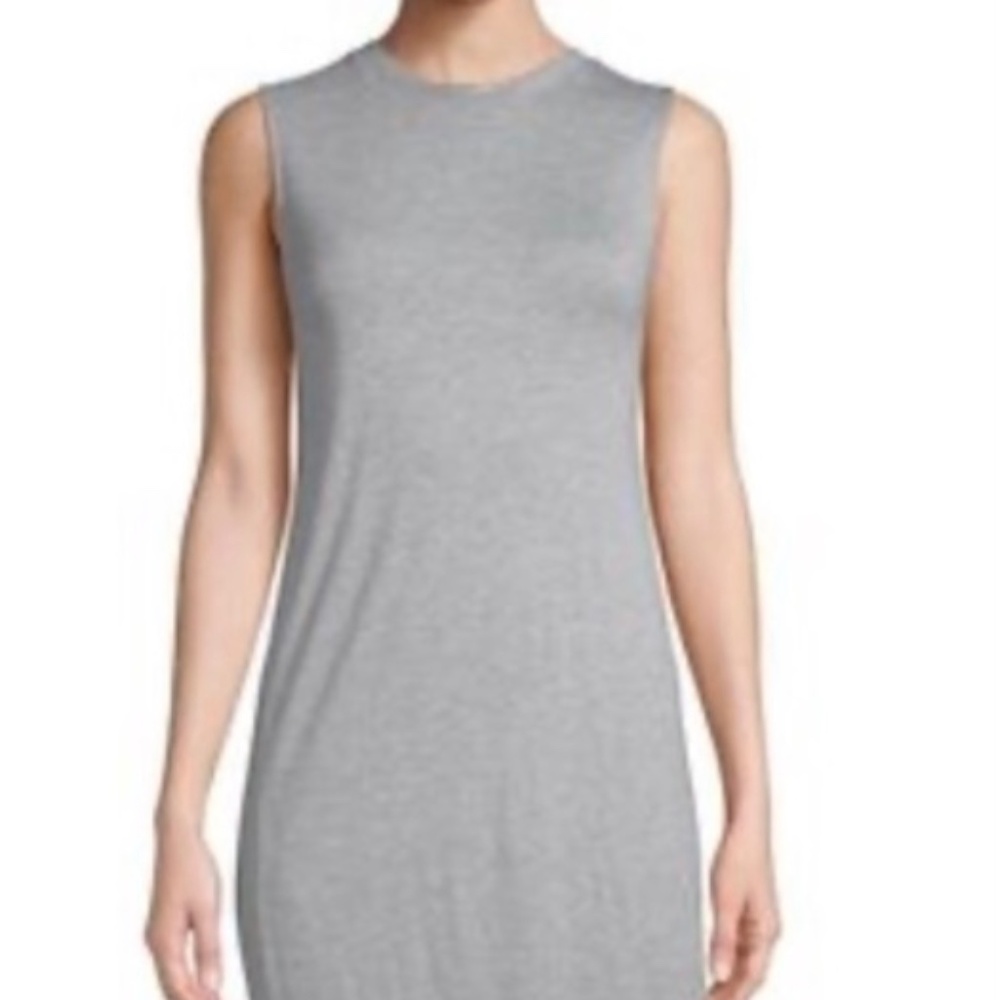 Oak + Fort Gray MIDI T-shirt dress size M